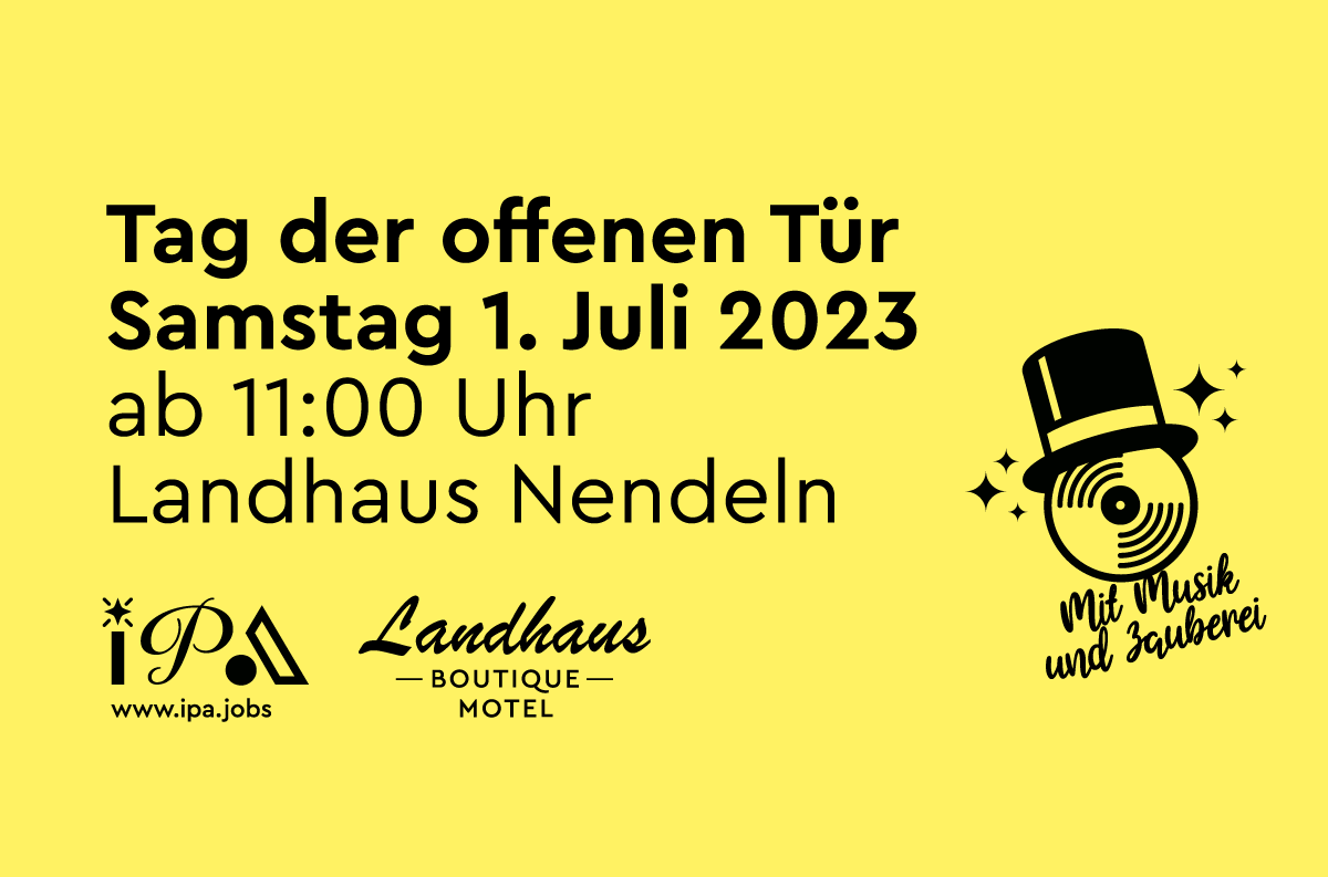 Nicht Verpassen Samstag 1. Juli 2023 Tag der offenen Türe